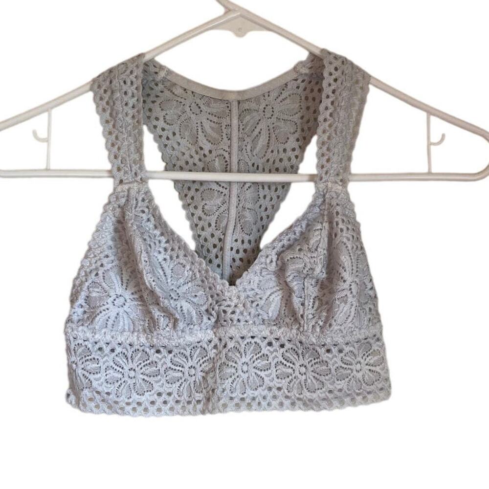 White Lace Aerie Bralette Boho Festival Wear Size XS